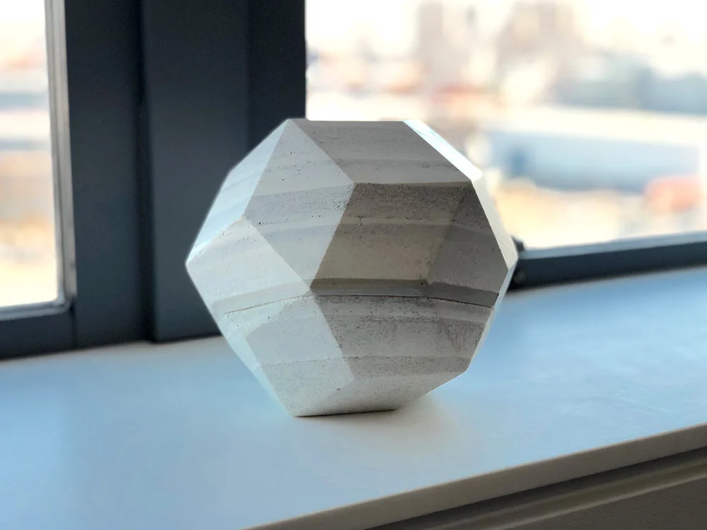 Object from the “Rhombic Triacontahedron Series” by Dev Harlan