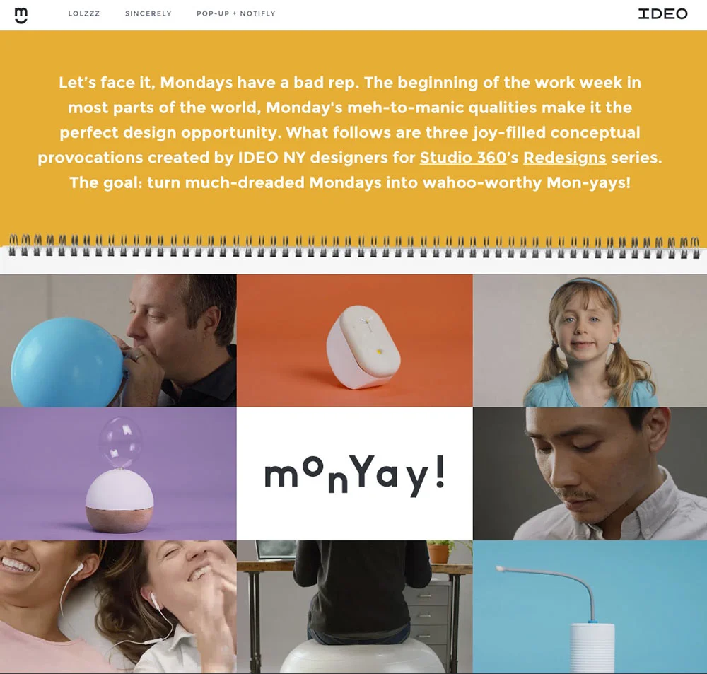 MonYay , a project Lee worked on with IDEO