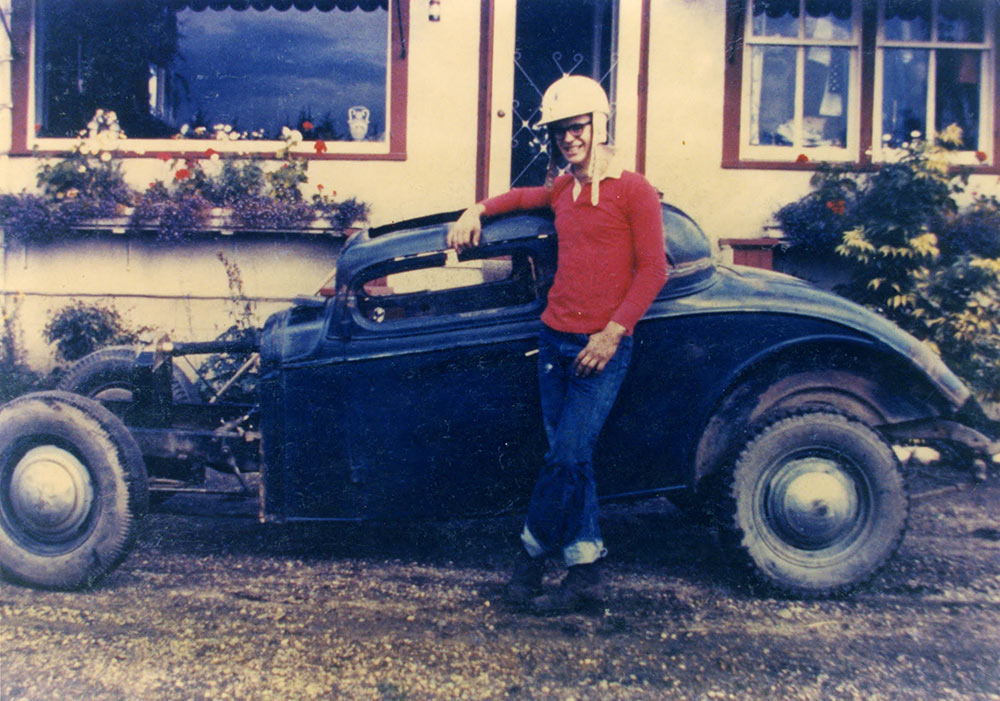 1955 1st car: 34 Chevy hot rod Canada