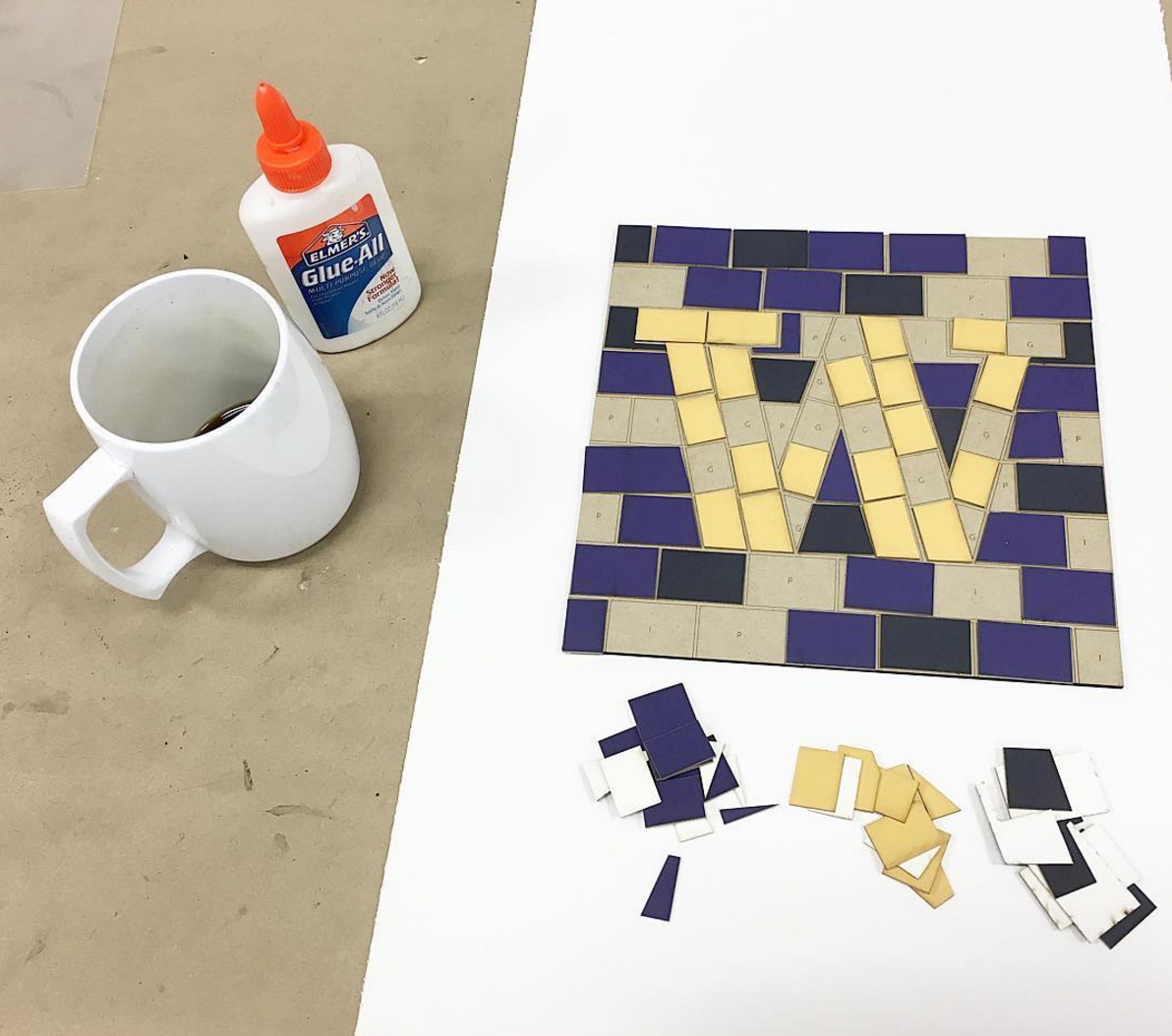 A prototype of a Tieton Mosaic activity for the event