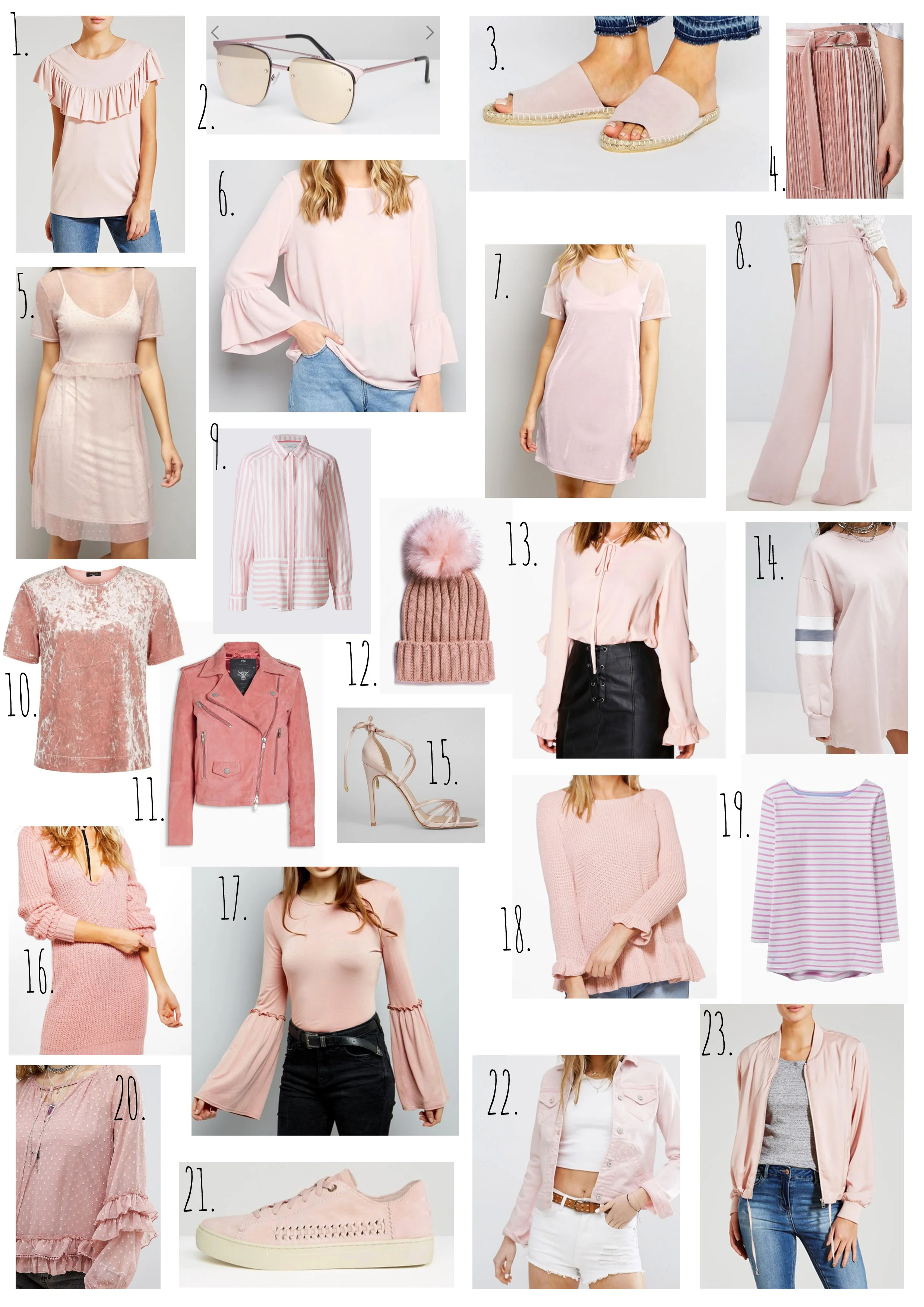 Blush Pink Wishlist. 