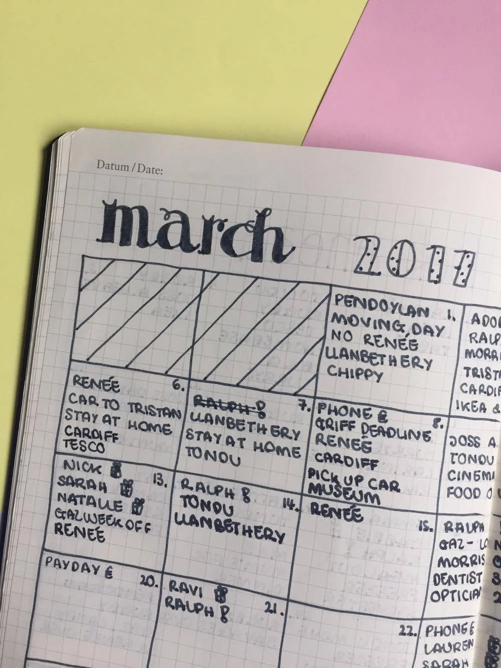 March Look Ahead. 