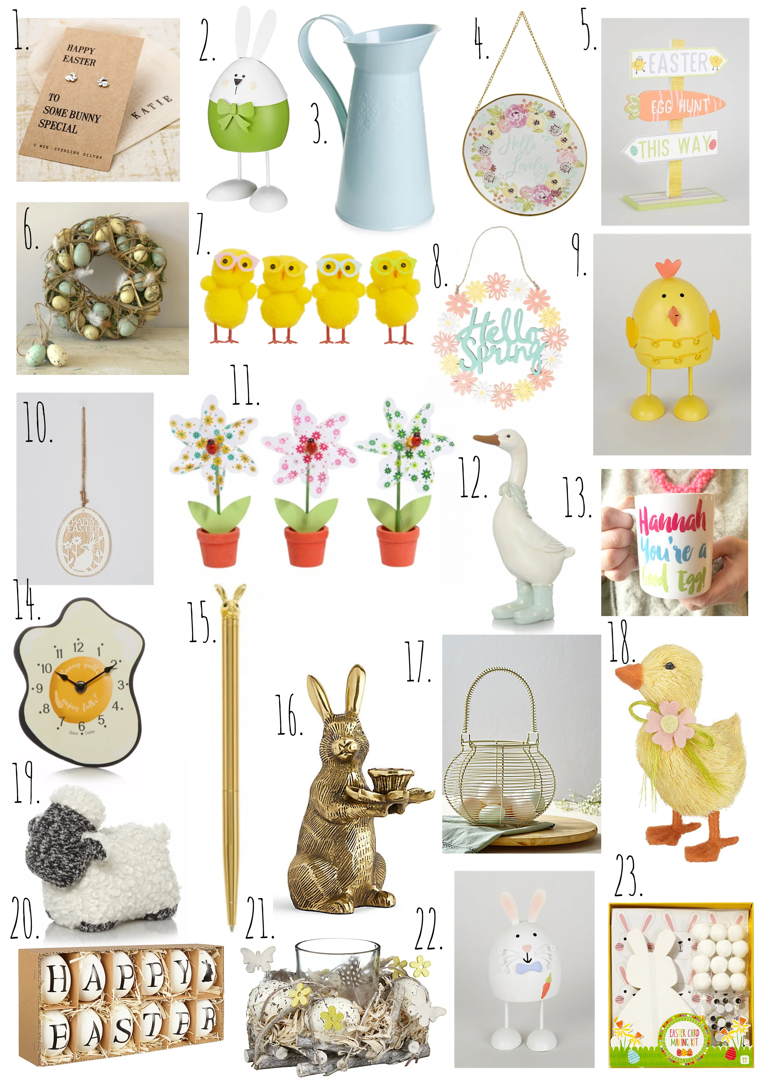 The alternative Easter egg gift list. 