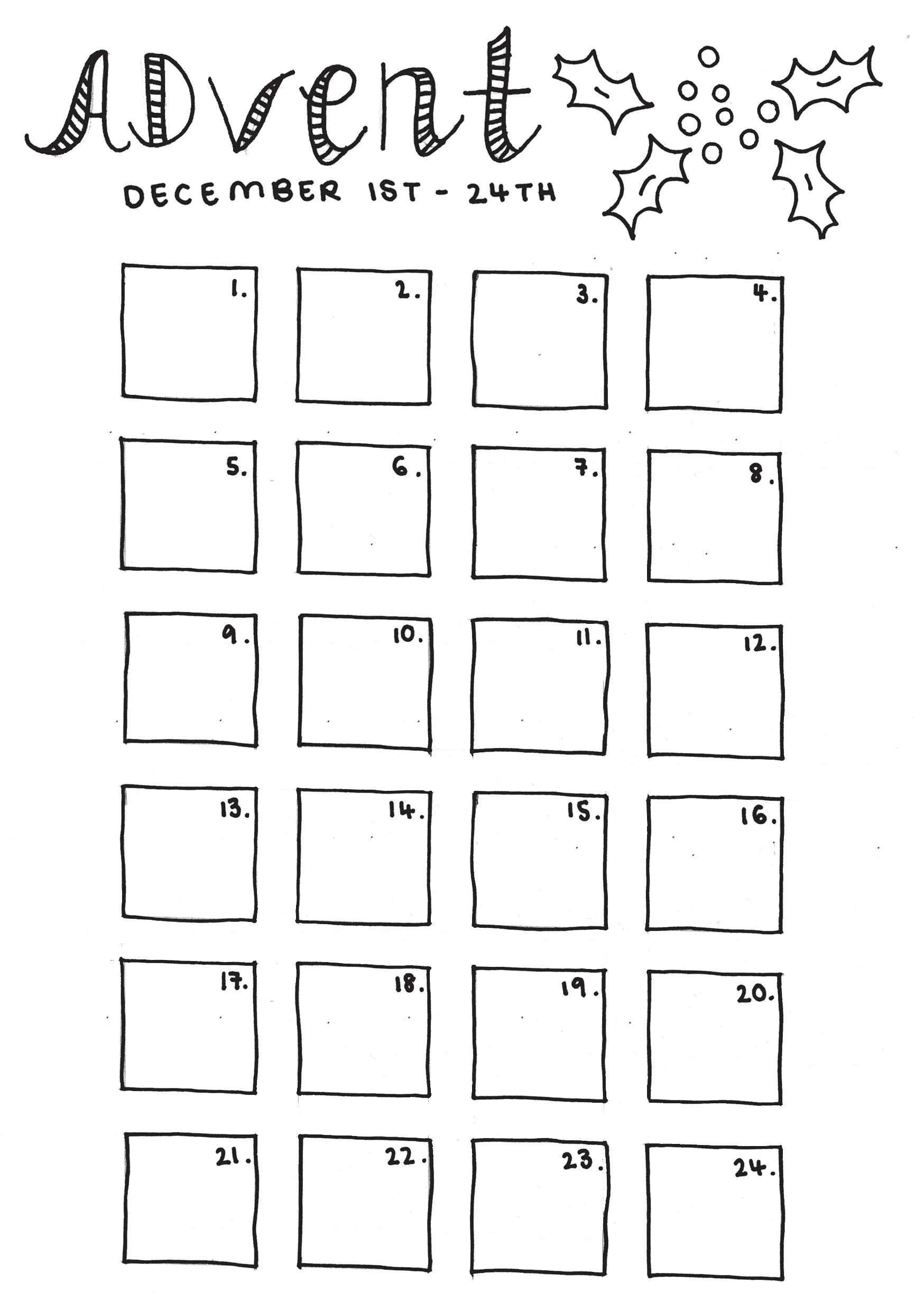 3 Free Bullet Journal Printables For Christmas. — Gwennan Rees 3-free-bullet-journal-printables-for-christmas-gwennan-rees