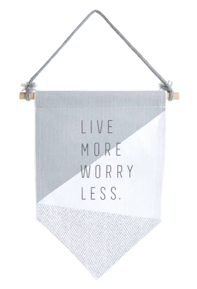 Love more hanging fabric - £5.00 from Wilko