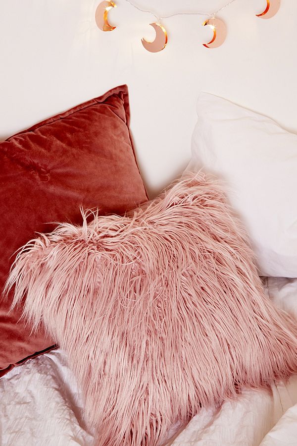 Pink Faux Fur Cushion - £18.00 from Urban Outfitters*