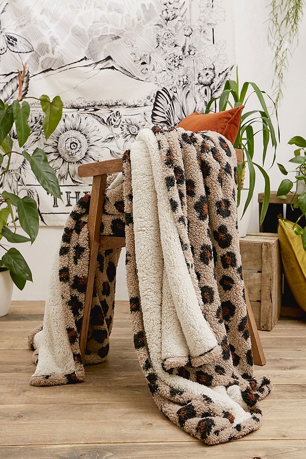 Leopard Print Throw - £40.00 from Urban Outfitters*