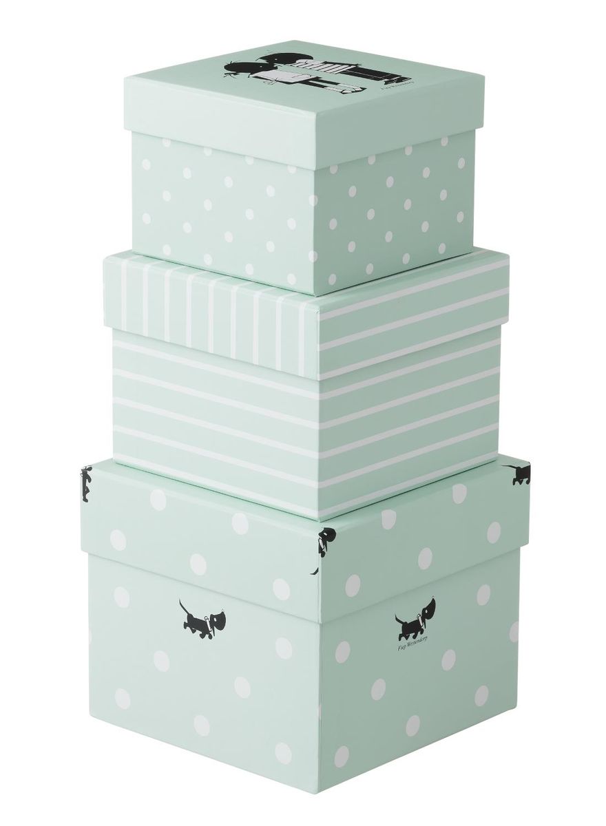Stacking Storage Boxes - £7.00 from Hema
