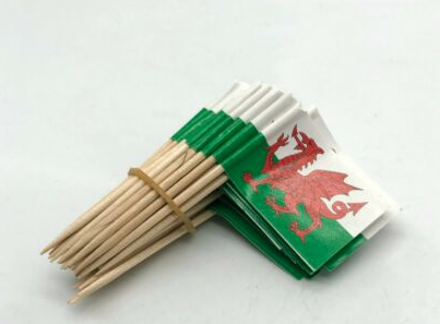 Welsh Flag Toothpicks*