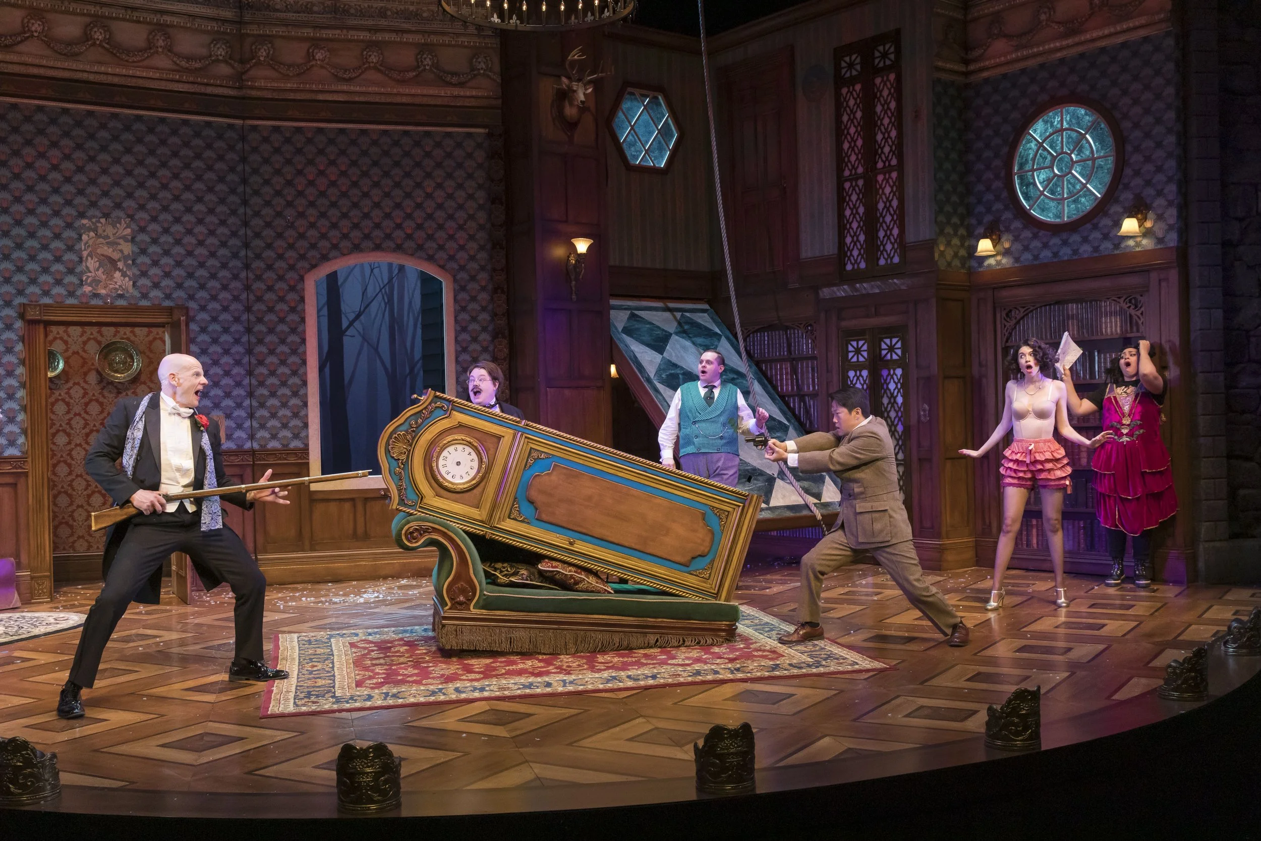 The Play That Goes Wrong, Indiana Repertory Theatre, Spring 2025