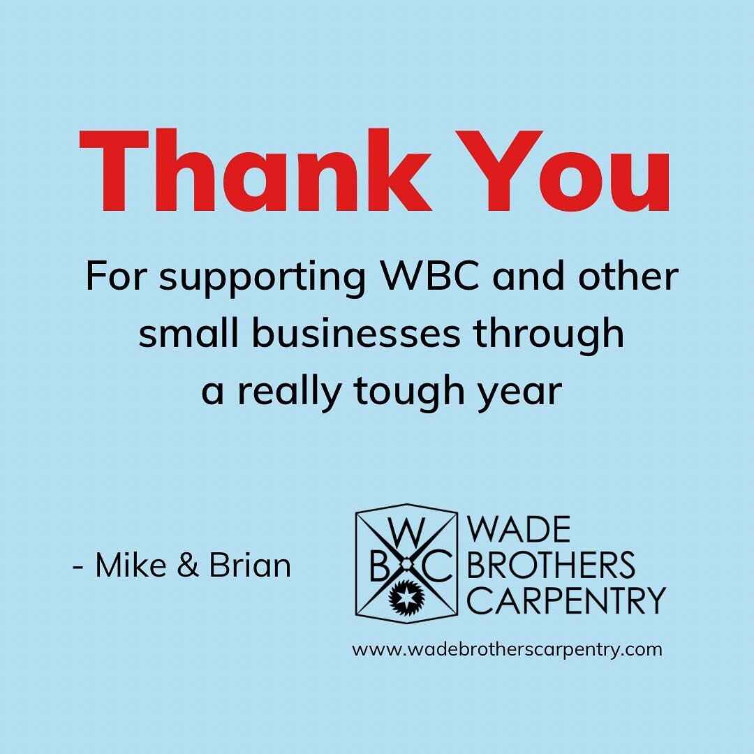 This past year has been a crazy ride for WBC - and for all small businesses and artisans like us (and nearly everyone else) - but thanks to our amazing clients and community we&rsquo;re still here and still kicking butt left and right. We&rsquo;re gr