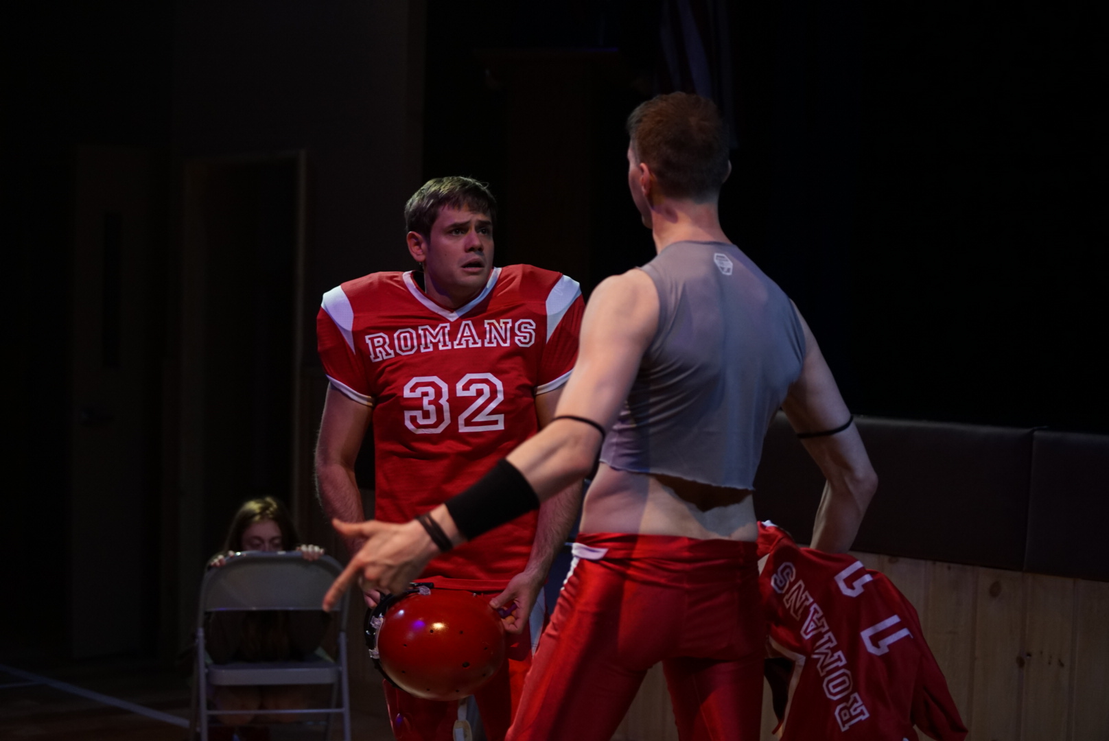 opposite Alex Breaux / "The Rape of The Sabine Women by Grace B. Matthias" / Playwrights Realm / Directed by Tyne Rafaeli / Photo by Daniel Vasquez