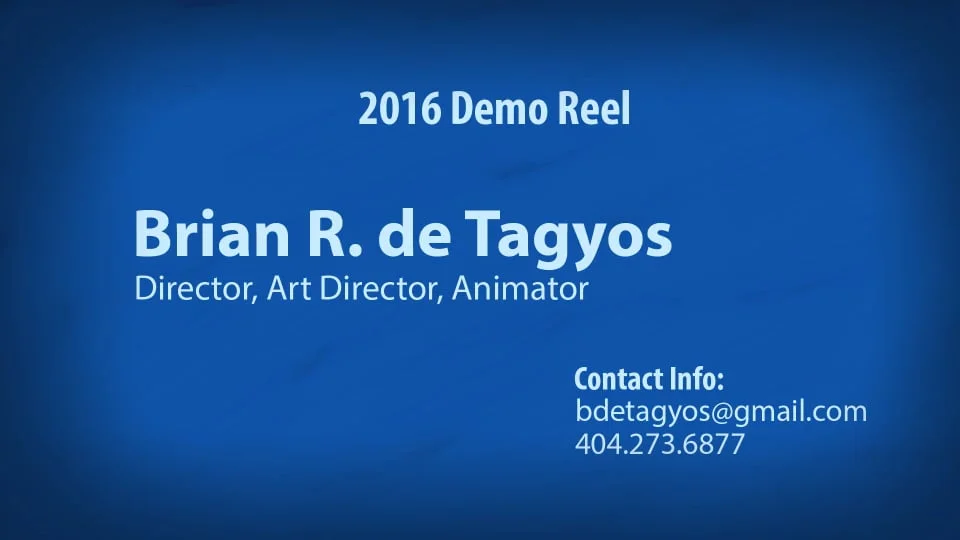 Character Animation Projects Reel