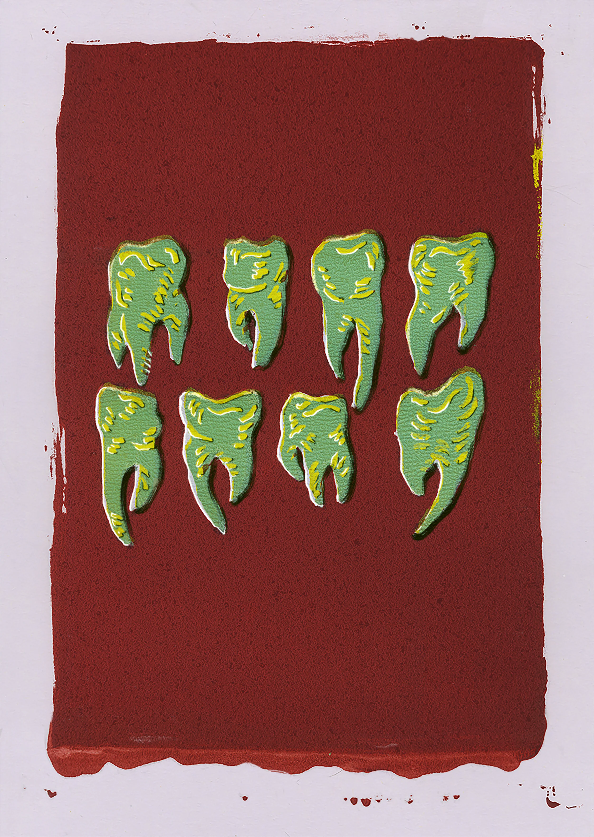  Silkscreen screenprint 