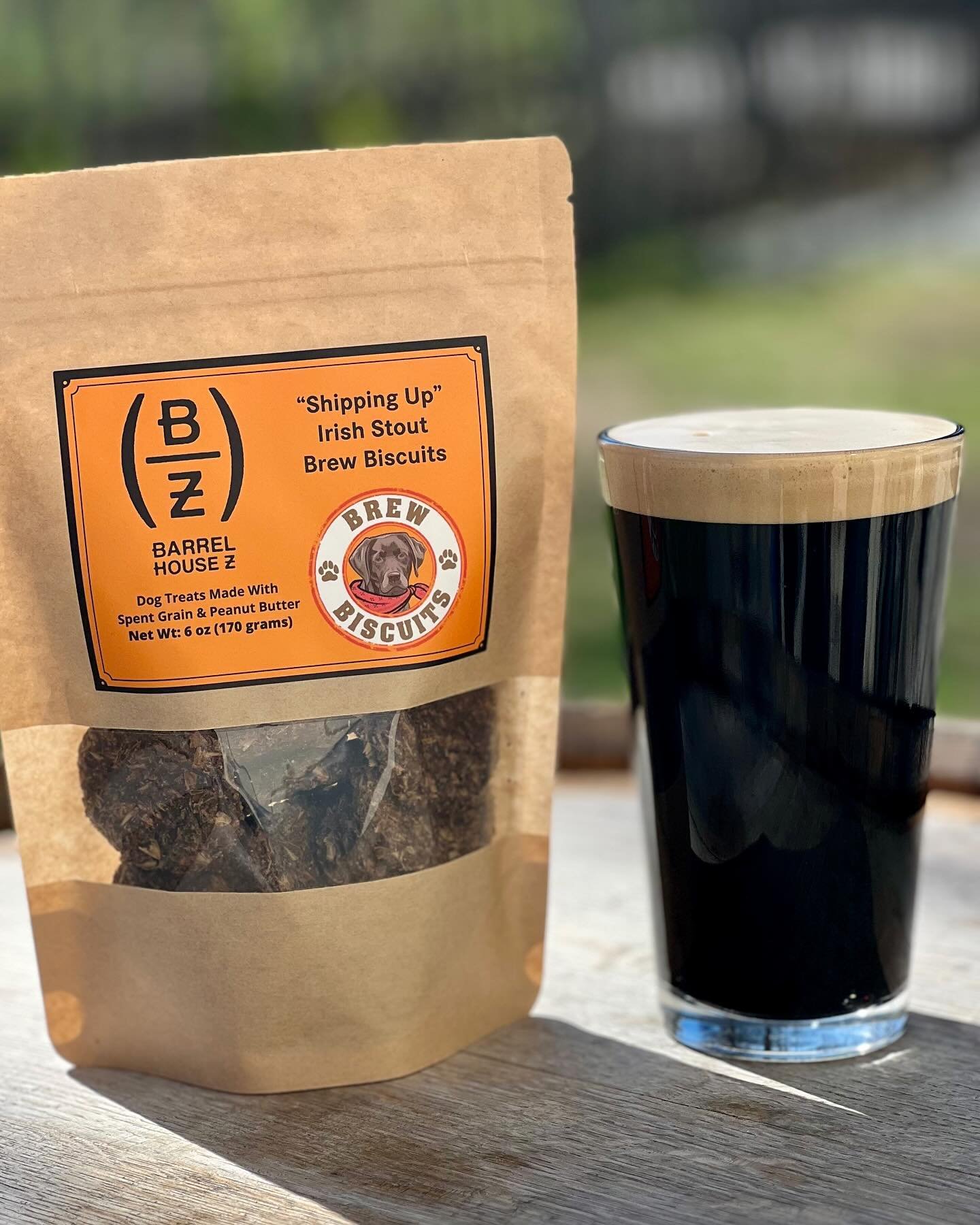 Every good pups favorite treat 🐾 &ldquo;Shipping Up&rdquo; Irish Stout by @brew_biscuits_ma are available now in the taproom!  Made with spent grain &amp; peanut butter.

Save a treat &amp; the date for our May 11th Dog Adoption event with @lasthope