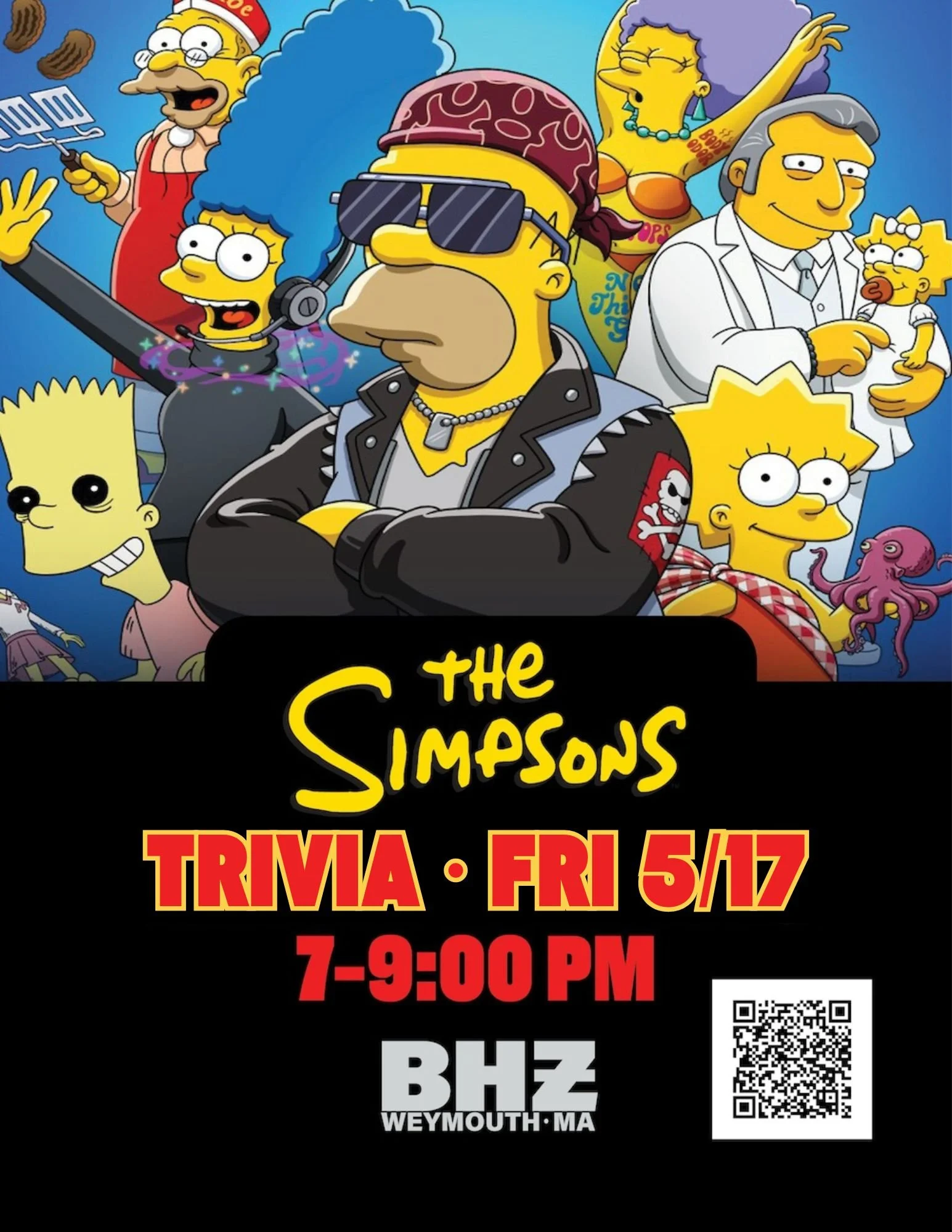 Simpson's Themed Trivia! — Barrel House Z