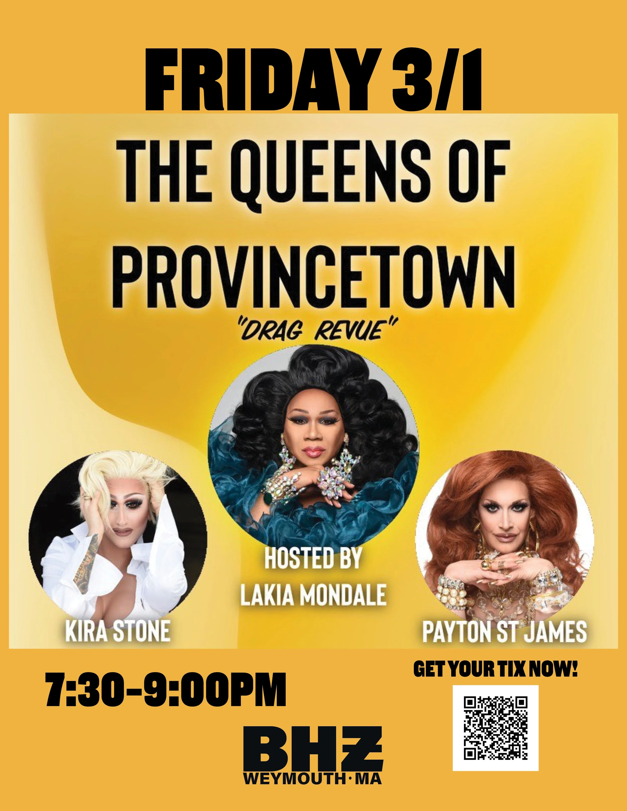 *SOLD OUT* Three Queens Drag Revue with the Queens of Provincetown
