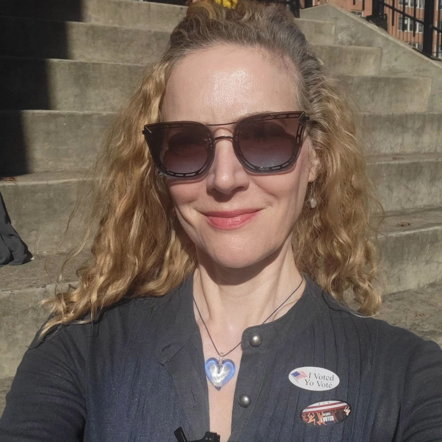For voting ensembles in 2024, blue is the obvious choice. Rush out and get the only accessory you really need: an &quot;I voted&quot; sticker. 💙💙💙

#pantone #ivoted #ImageConsulting #fashionstyling

@catherinegtucker @psingibb @marinarust @norafis