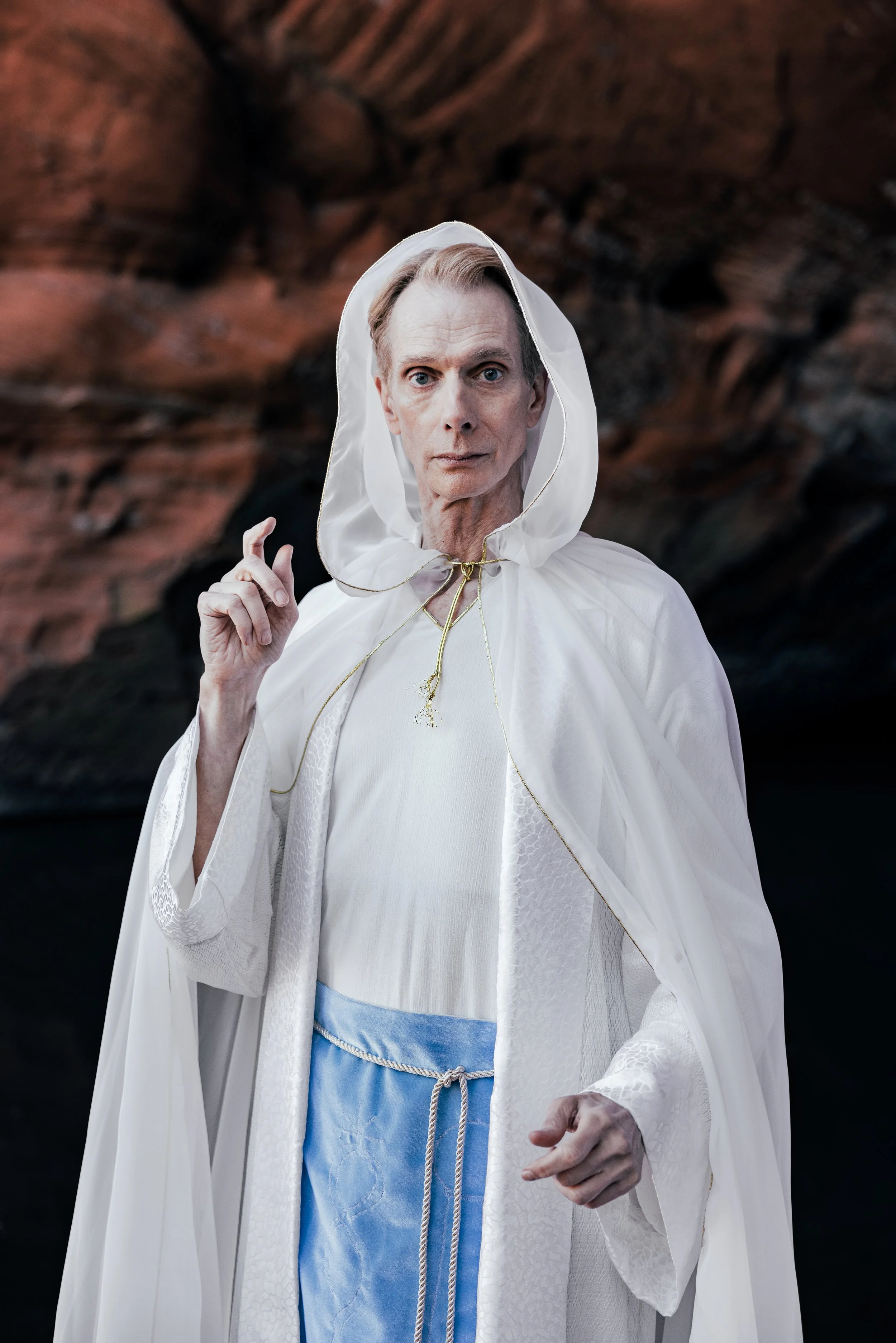 Doug Jones as the angel
