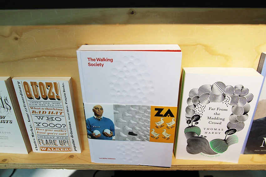 The Walking Society (2015) designed by Astrid Stavro / Atlas, displayed in the A+ exhibition at Central Saint Martins, 2016