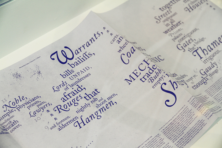 Kerr Noble: Channel 4 River Map (1999) displayed in the A+ exhibition at Central Saint Martins in 2016
