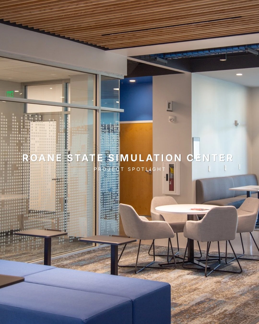 Take a look at our latest install at Roane State&rsquo;s Simulation Center, thoughtfully designed to foster collaboration, connection, and real world learning experiences. 💙

A&amp;D Firm: @barbermcmurry_architects 

#roanestate #healthcare #educati