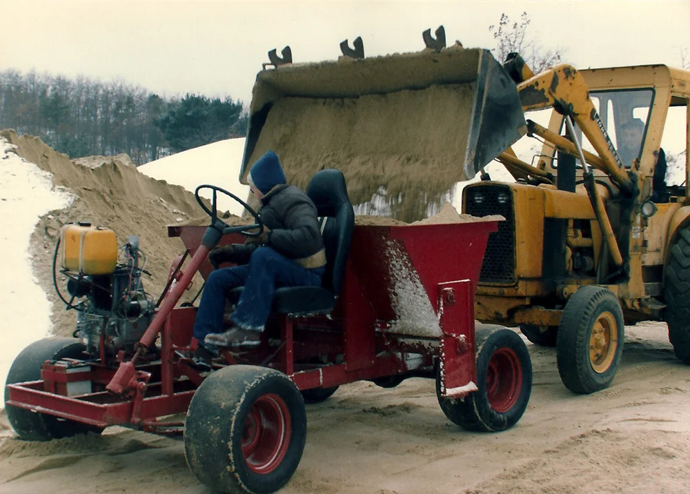 Sand Buggy being Filled