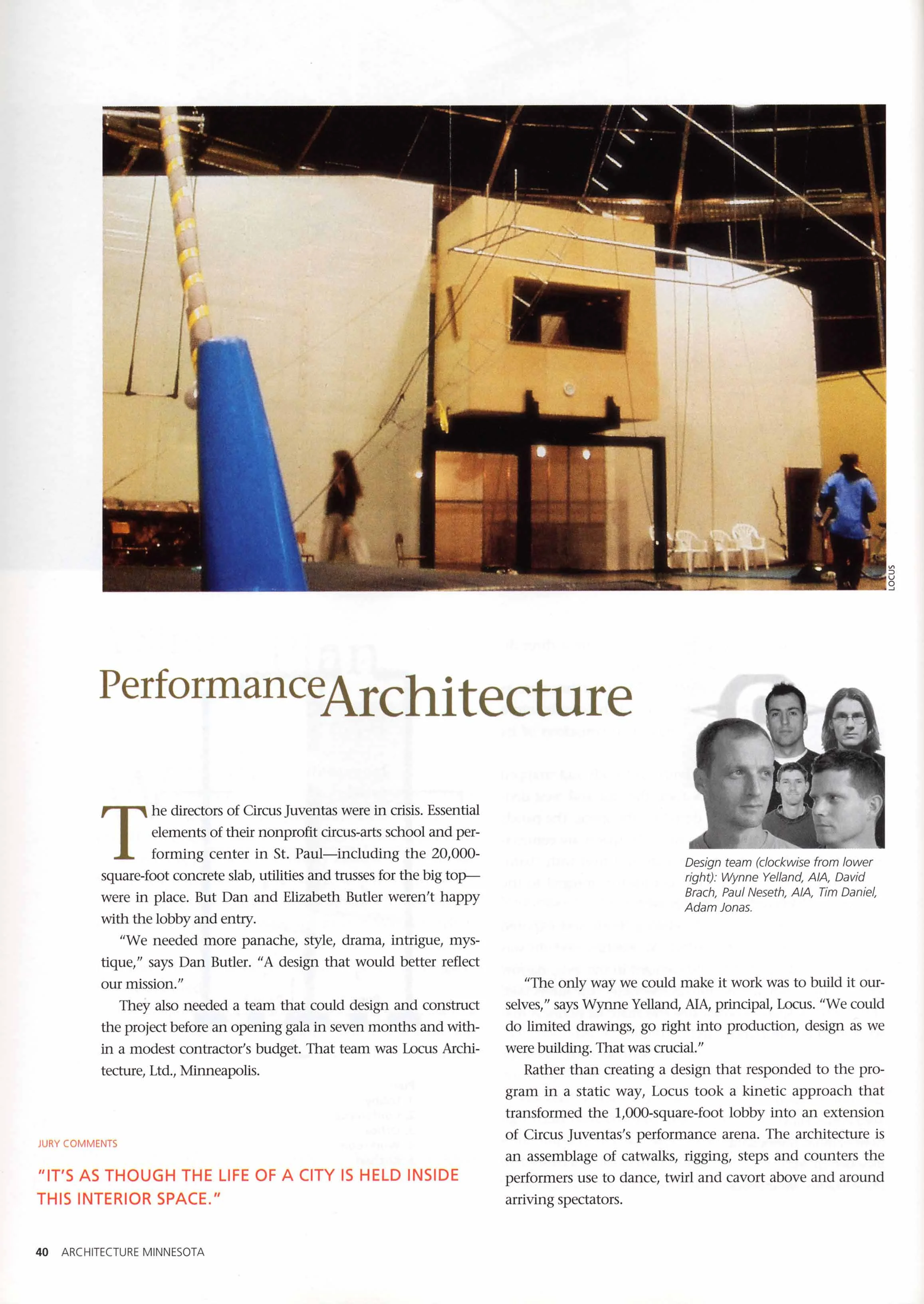Architecture MN, 2003
