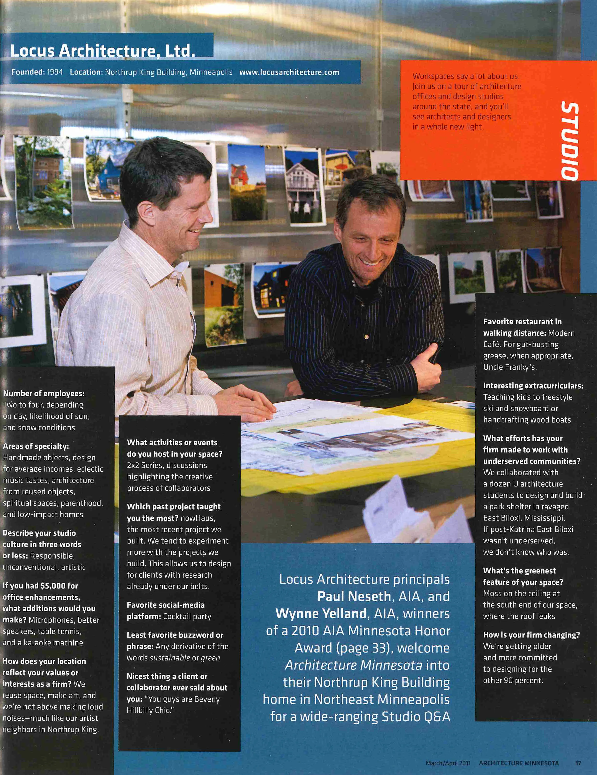 2011 0304 Architecture MN Studio Honor Award.jpg