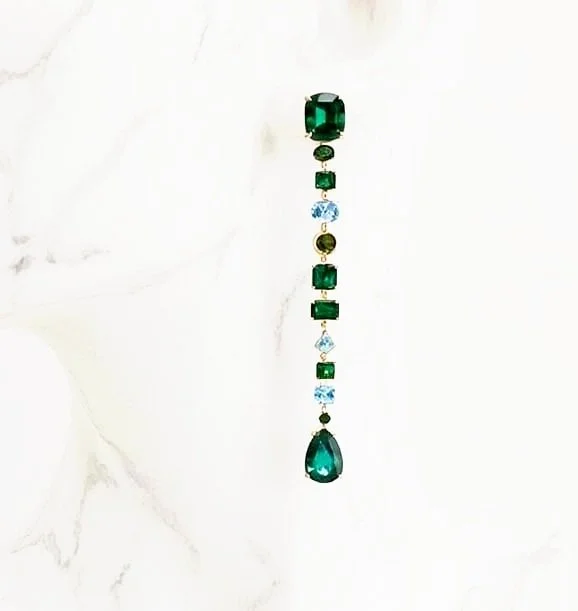 Gemmey Gemstone Drop Earrings