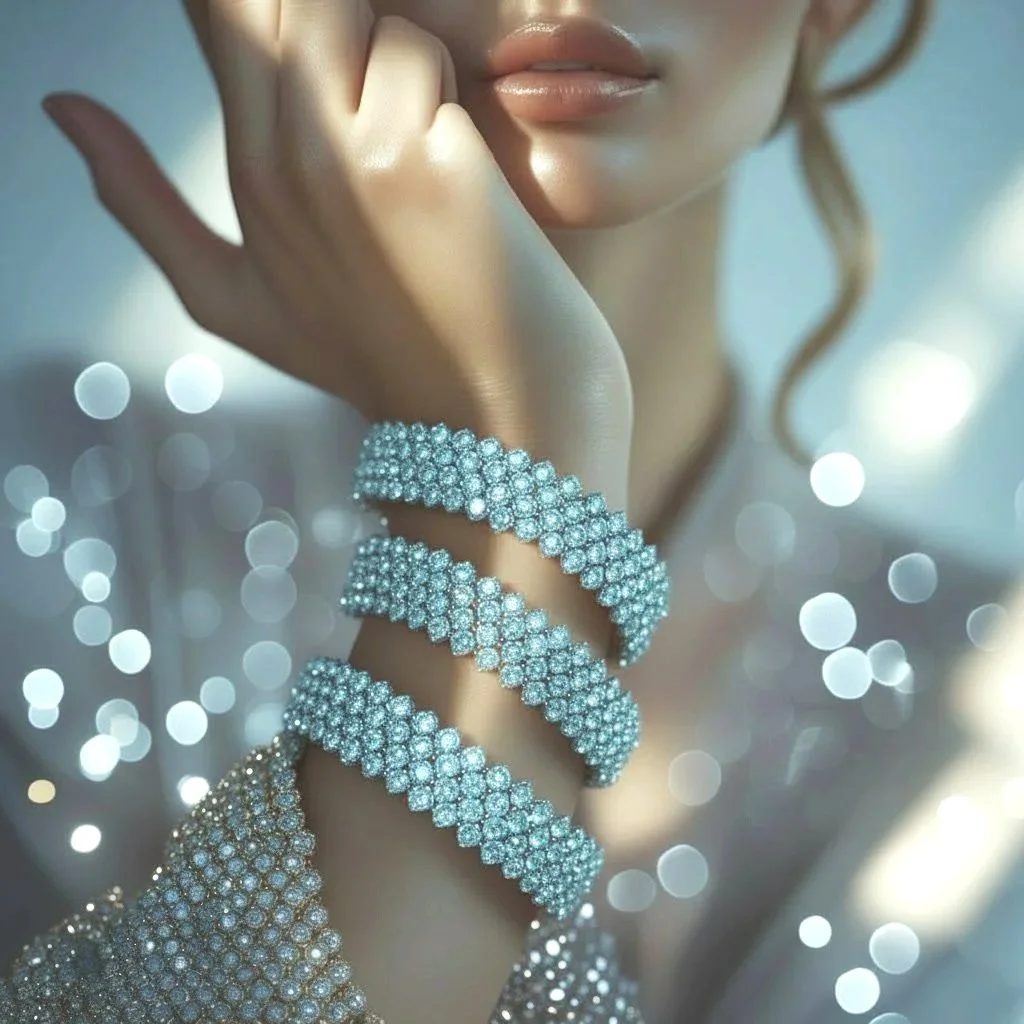 Gemmy Gemstone Wrap Cuff Bangle