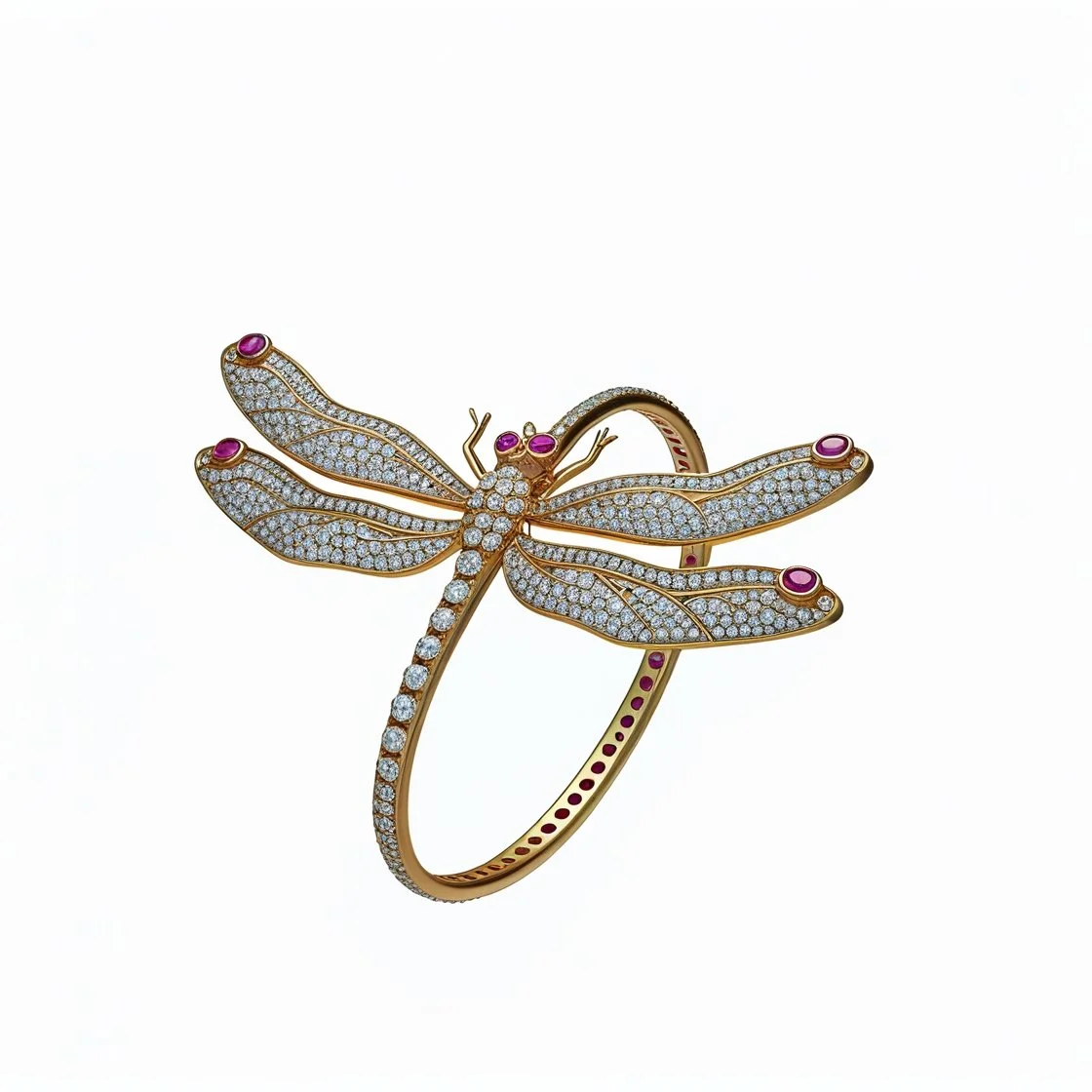 Dragonfly Bangle Diamond 1