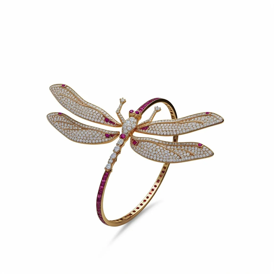 Dragonfly Bangle Diamond 2