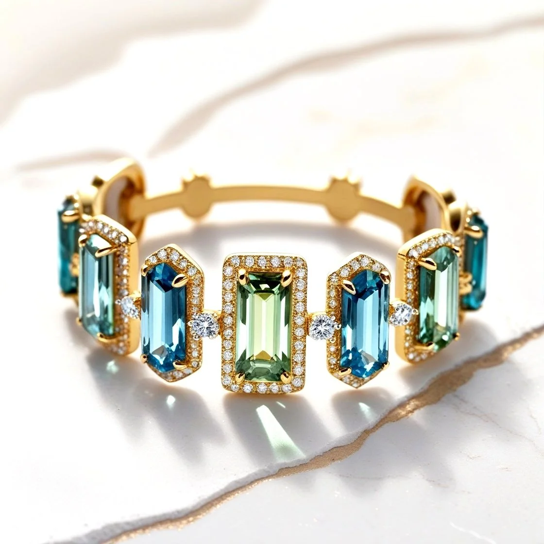 Gemmy Gemstone Bangle