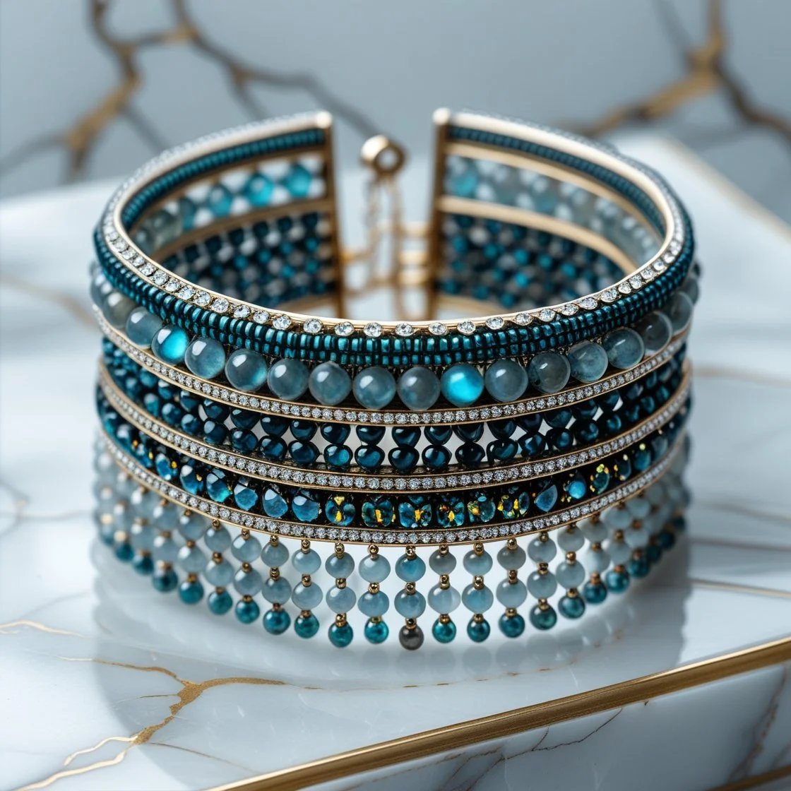 Beaded Egyptian Cuff 4