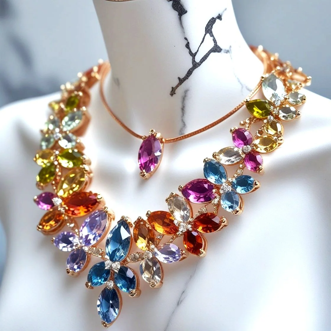 Gemmy Gemstone Necklace