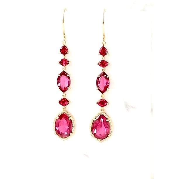 Gemmey Gemstone Drop Earrings