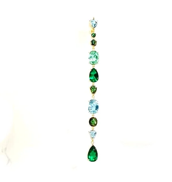 Gemmey Gemstone Drop Earrings