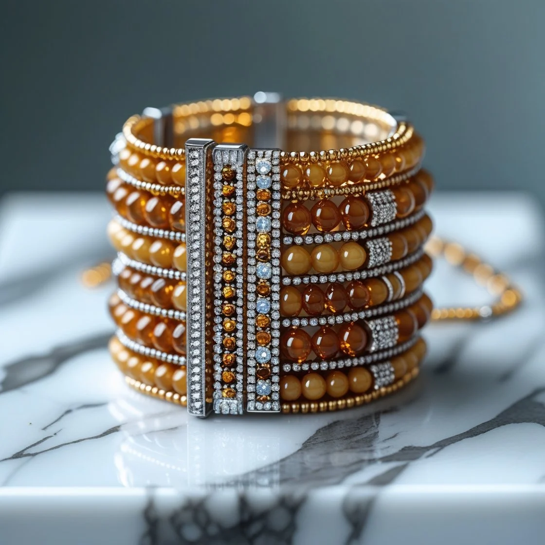 Egyptian Beaded Cuff 7