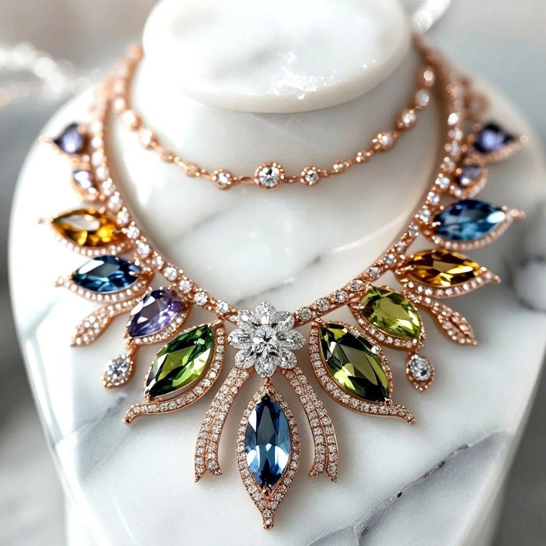 Gemmy Gemstone Necklace