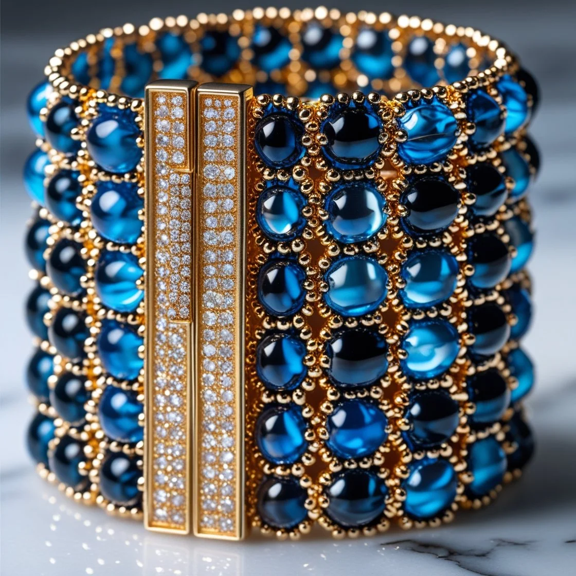 Egyptian Beaded Cuff 2