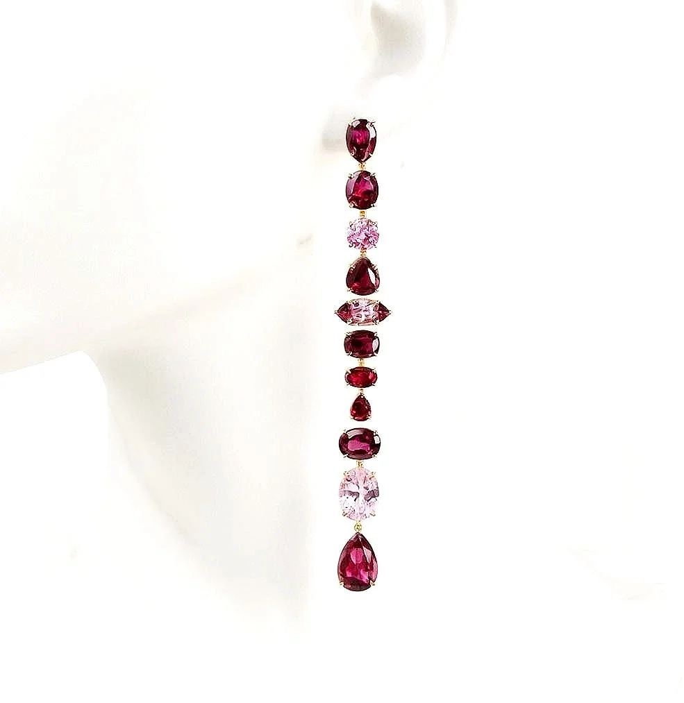 Gemmey Gemstone Drop Earrings