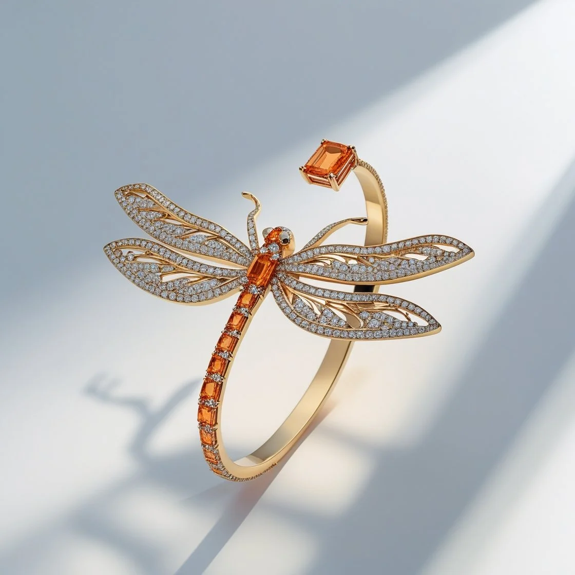 Dragonfly Bangle Sapphire  2
