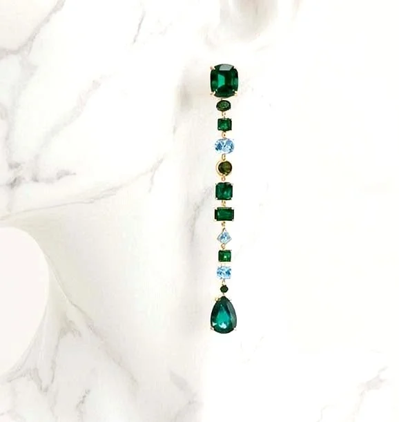 Gemmey Gemstone Drop Earrings