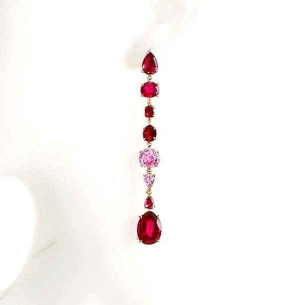 Gemmey Gemstone Drop Earrings