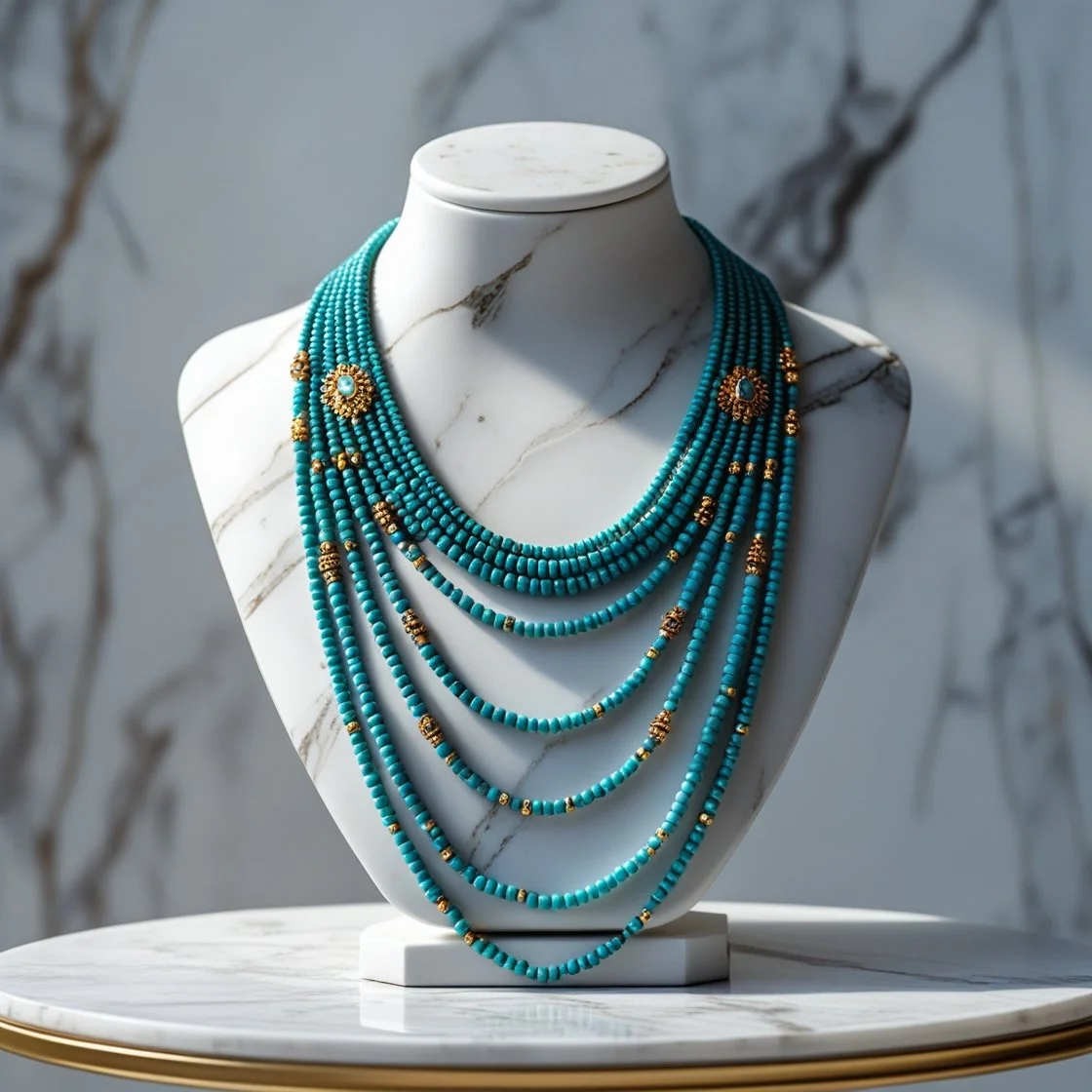 Beaded Strand Necklace 9