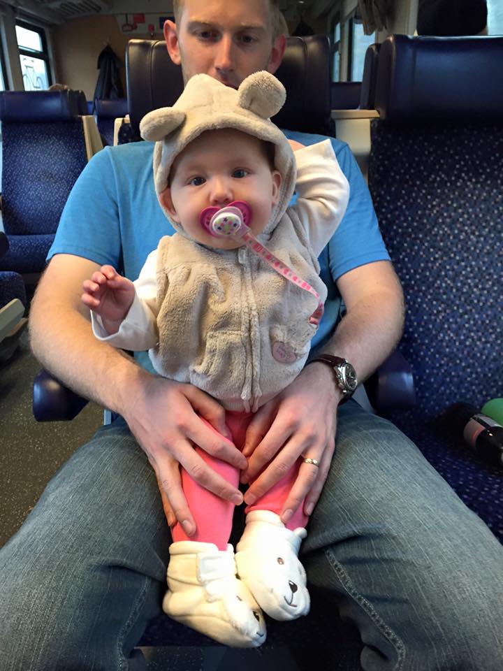 Enjoying the train