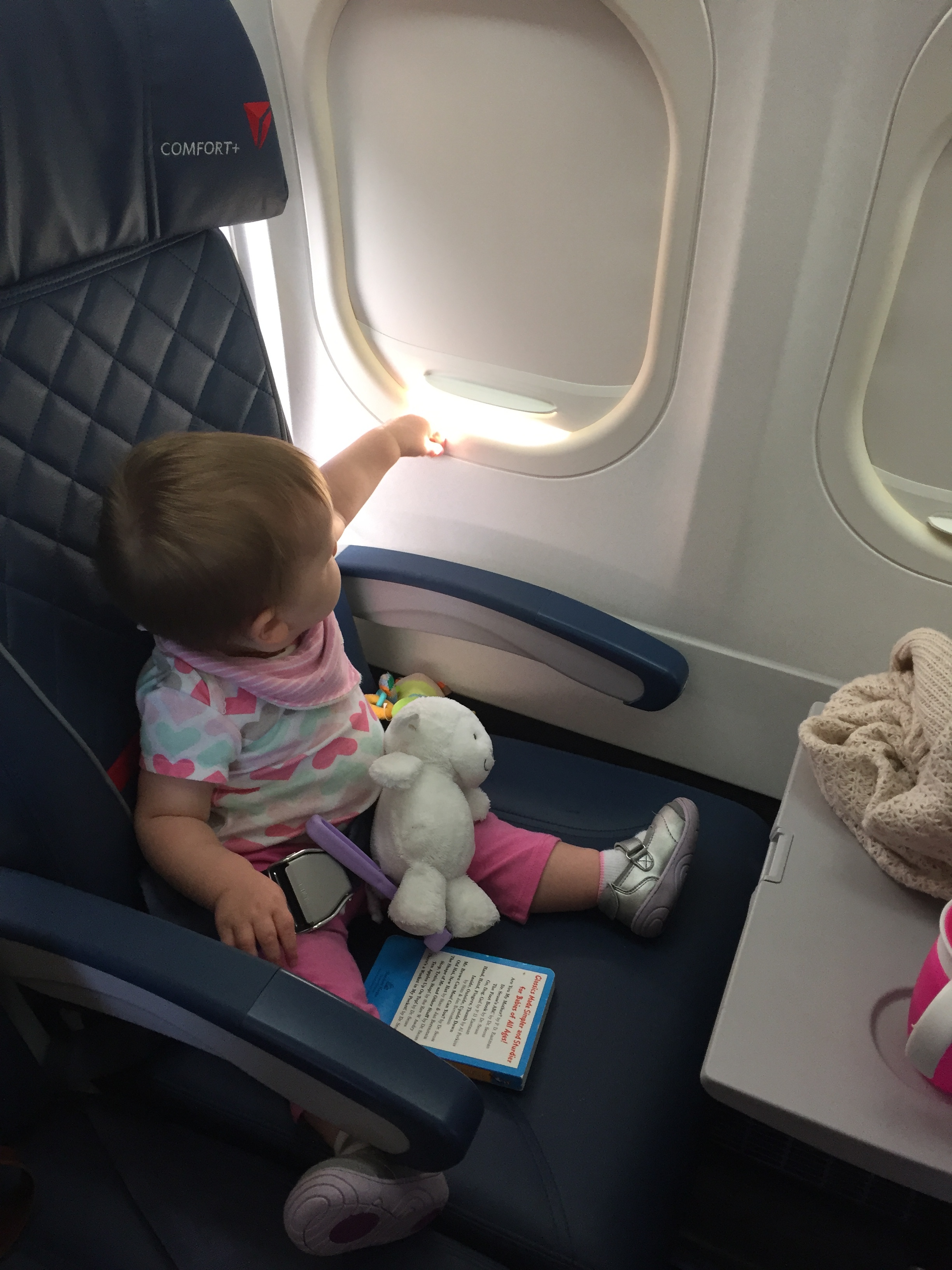 Flying from Florida to Atlanta and then Atlanta to Las Vegas -- just me & her