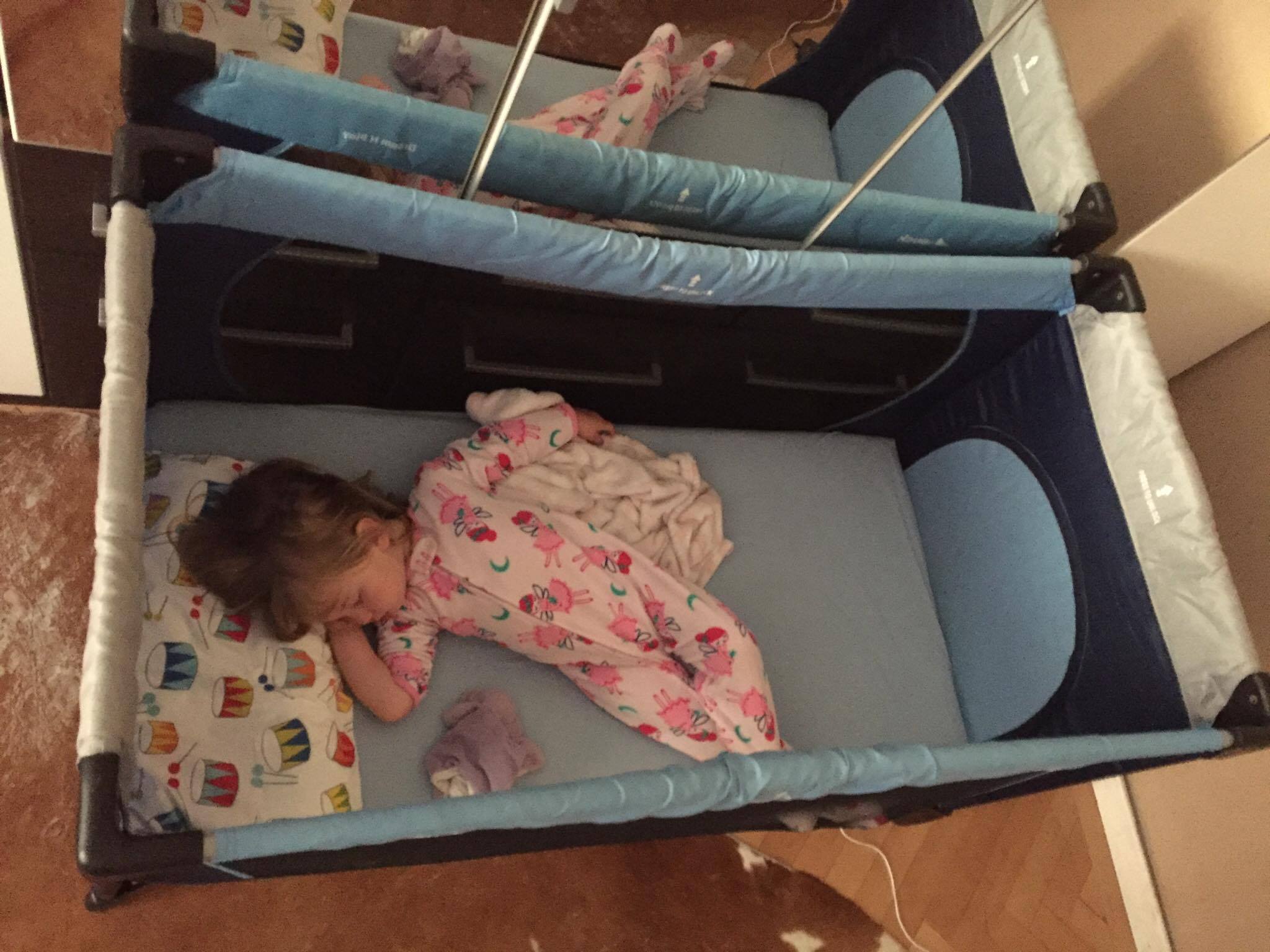 travel sleep options for 2 year old