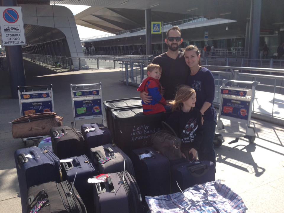 This is what moving across the world looks like. 